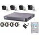 HIKVISION 5MP HD 4 Cameras 4CH DVR 1TB HDD HIKVISION 5MP HD 4 Cameras 4CH DVR 1TB HDD