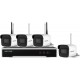 hIKVISION 4 Channel NVR recorder CCTV 4MP HD Wi-Fi Kit with 4 camera and Hard drive